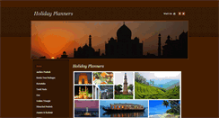 Desktop Screenshot of holidayplanners.co.in